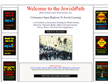 Tablet Screenshot of jewishpath.org